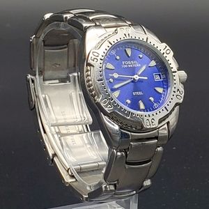 Vintage Blue Fossil Men's Watch